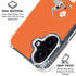 Clemson University Football iPhone 16 Clear Case